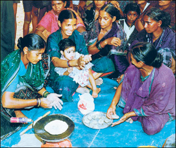 Moringa cooking demonstration